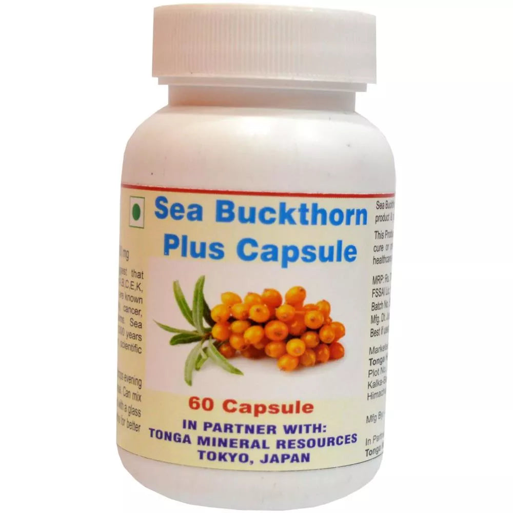 Tonga Herbs Sea Buckthorn Plus Capsules | Grocsy