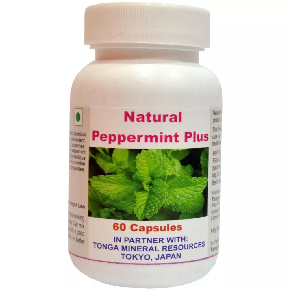 Tonga Herbs Natural Peppermint Plus Capsules | Grocsy