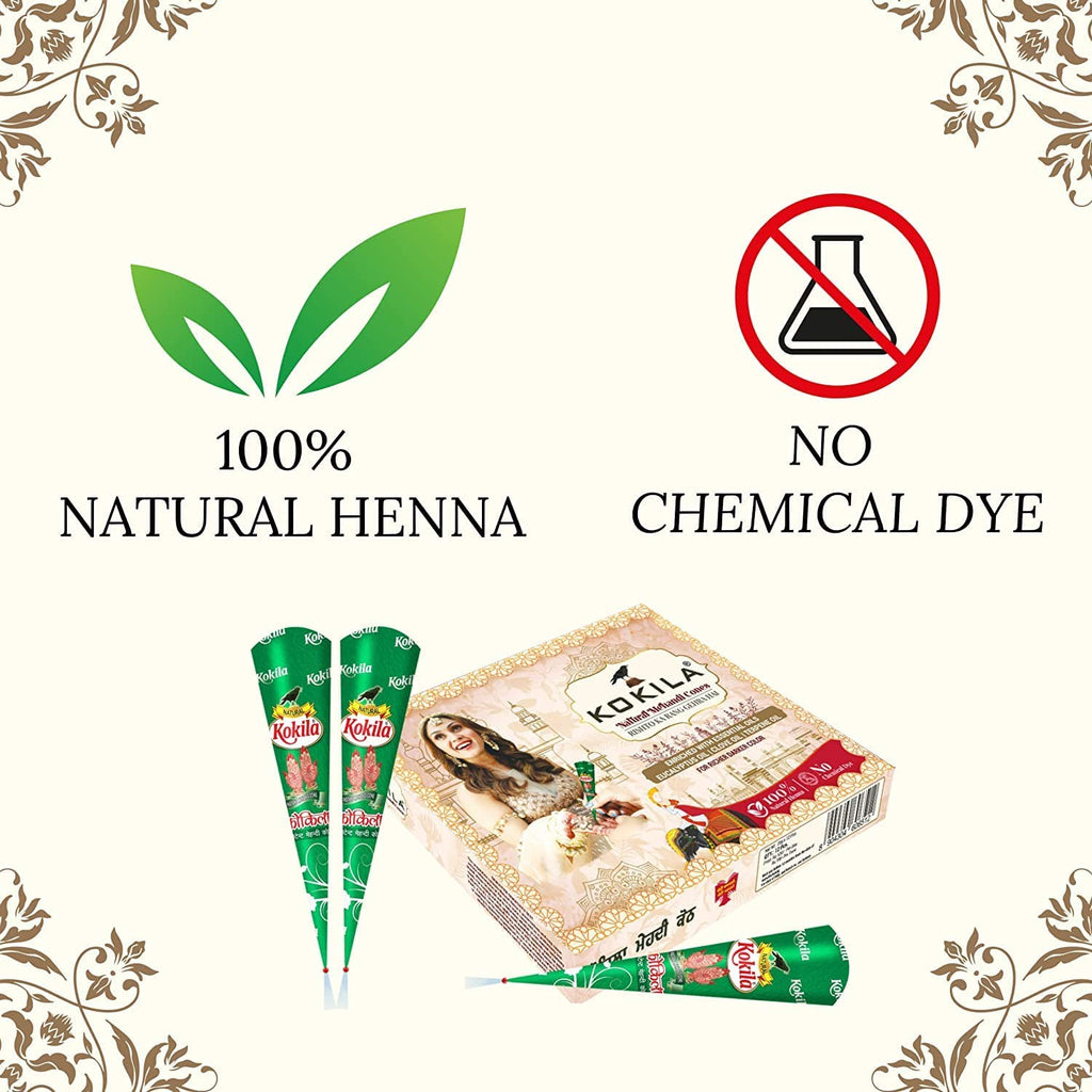 Kokila Natural Mehandi Cones | Grocsy