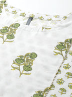 HERE&NOW Printed Regular Kurta with Palazzos | Grocsy