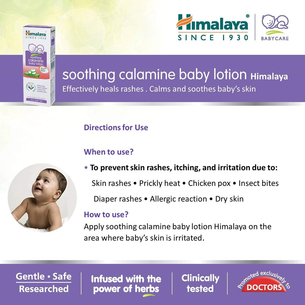 Himalaya Herbals - Soothing Calamine Baby Lotion | Grocsy