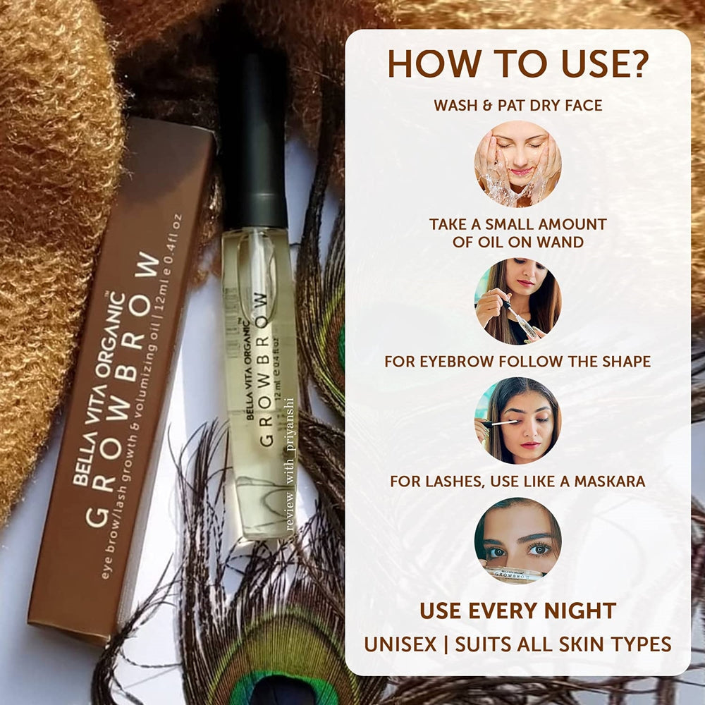 Bella Vita Organic Grow Brow | Grocsy