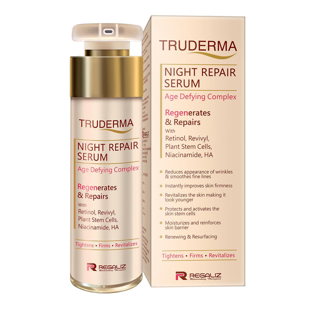 Truderma Regen Night Repair Serum For Skin Ageing | Grocsy