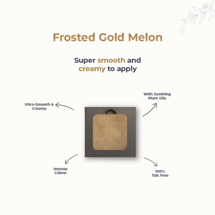 Disguise Satin Smooth Eyeshadow Squares - Frosted Gold Melon 202 | Grocsy