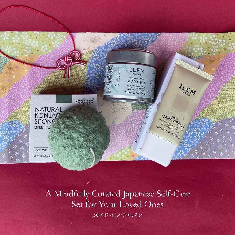 ILEM JAPAN Japanese Self-Care Set | The set is designed to restore, rejuvenate, and revitalize your inner and outer self | Grocsy