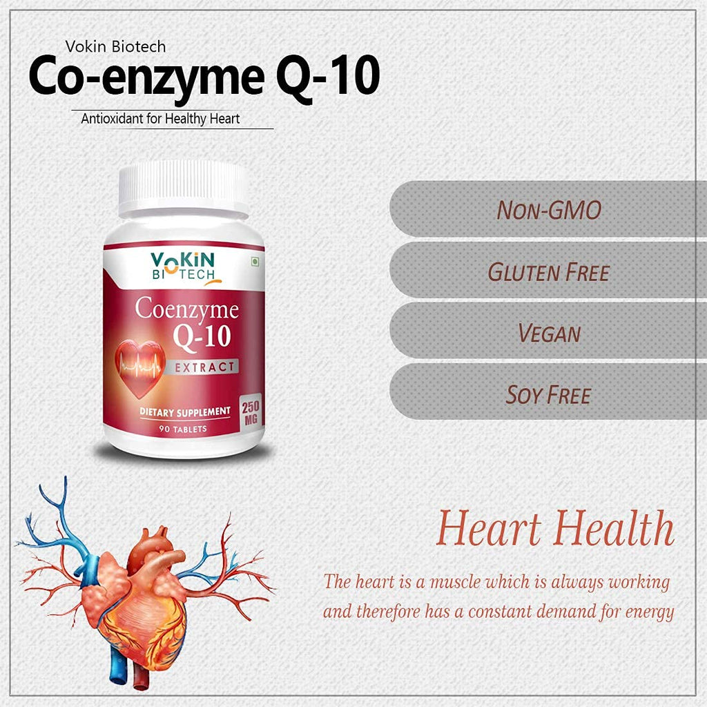 Vokin Biotech 100% Natural Coenzyme Q | Grocsy