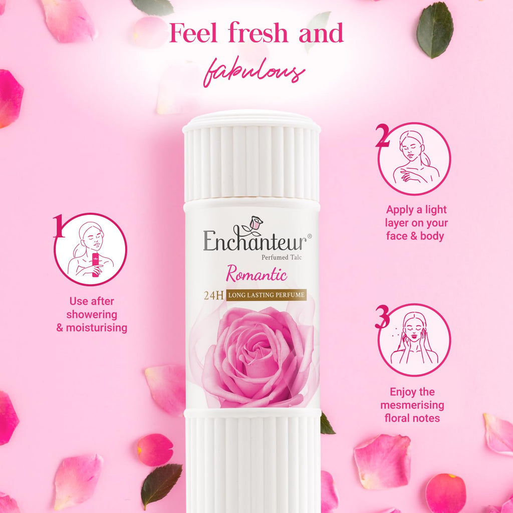 Enchanteur Romantic Perfumed Talc | Grocsy