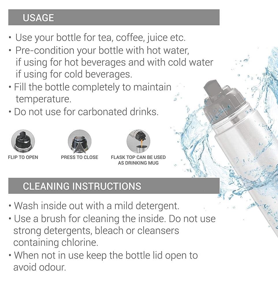 Milton Thermo steel, 500ml | Grocsy