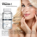 Vokin Biotech Natural Vitamin E from Sunflower - D-Alpha-Tocpherol - 10mg | Grocsy