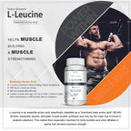 Vokin biotech L- Leucine – Supports muscle Building, Muscle Strengthening – 1000mg | Grocsy