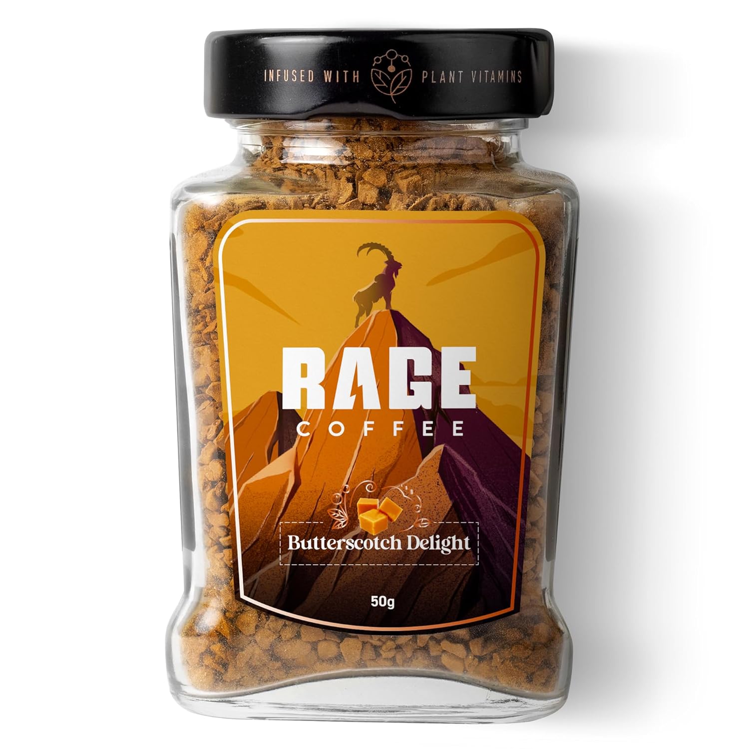 Rage Coffee Butterscotch Delight Instant Coffee | Grocsy