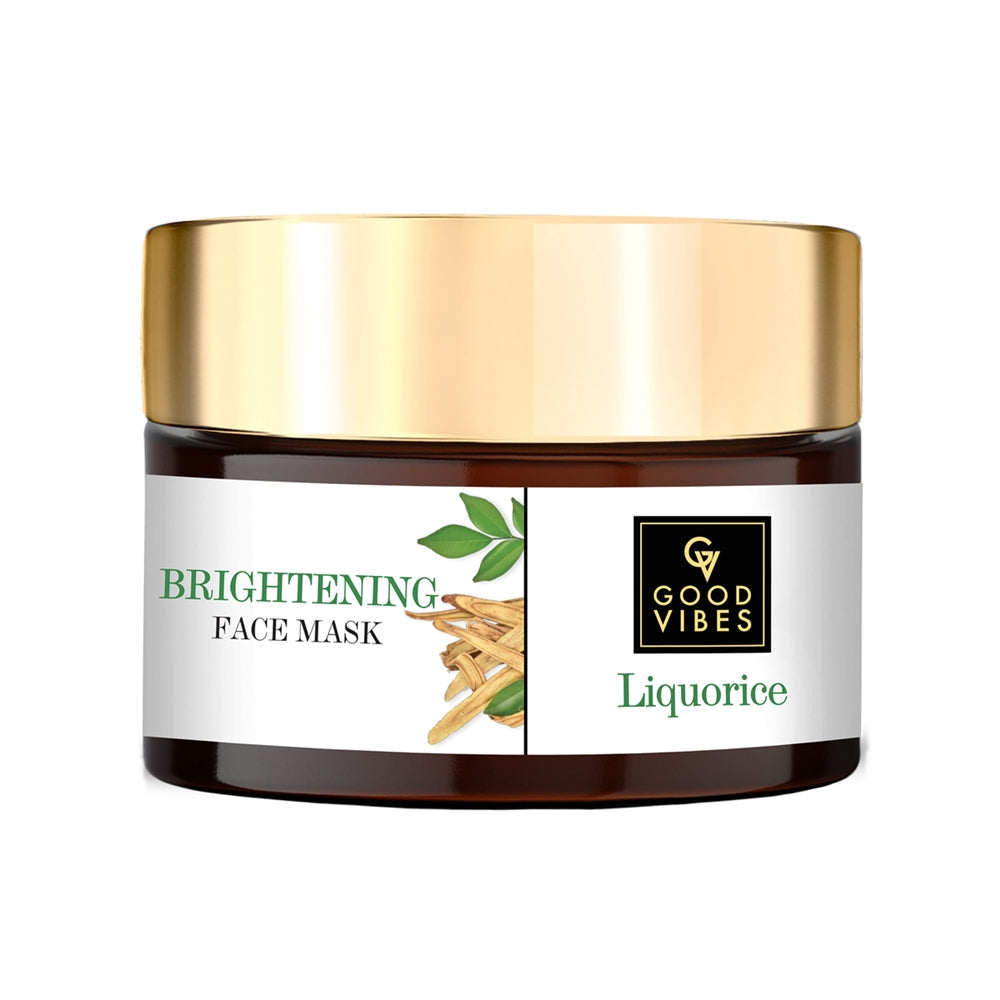 Good Vibes Brightening Face Mask - Liquorice | Grocsy
