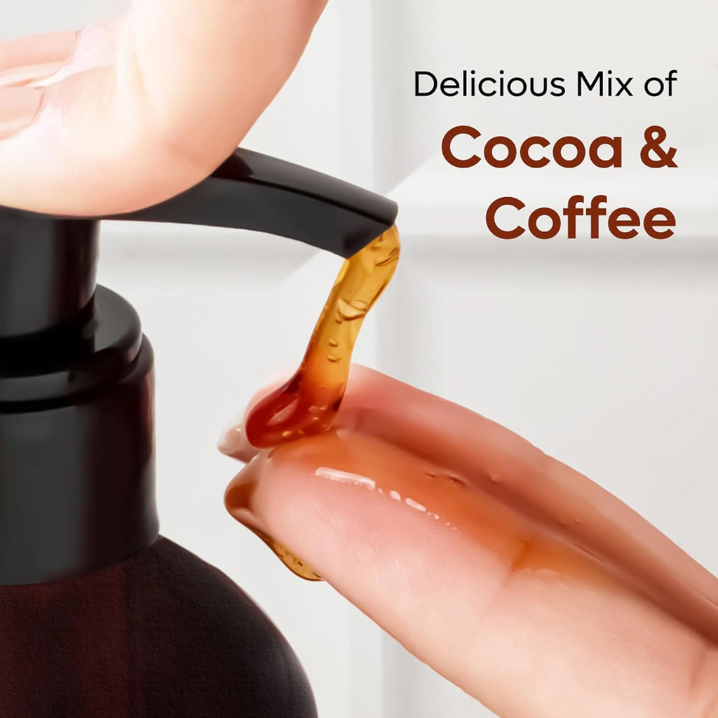 mCaffeine Coffee Body Wash with Cocoa for Refreshed & Moisturized Skin | Grocsy