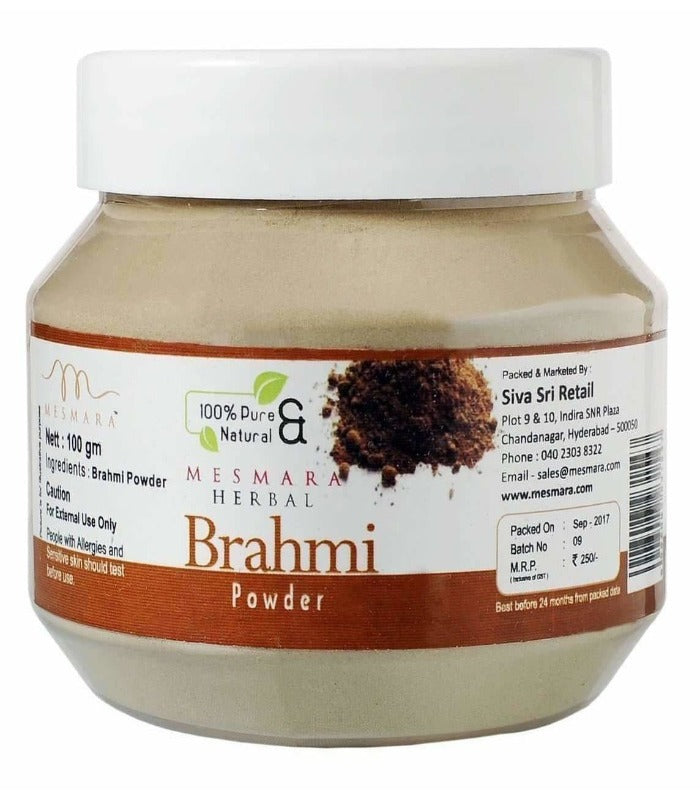 Mesmara Herbal Brahmi Powder 100g | Grocsy