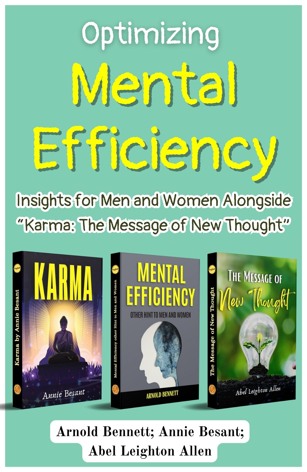 Optimizing Mental Efficiency: Insights For Men And Women Alongside Karma: The Message Of New Thought' [Mental Efficiency Other Hint To Men And Women :: Karma] Set Of | Grocsy