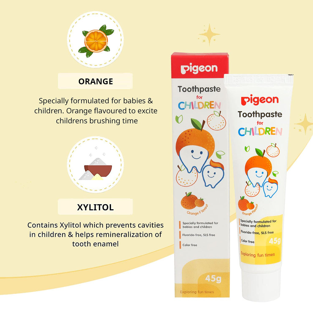 Pigeon Strawberry Toothpaste For Babies | Grocsy