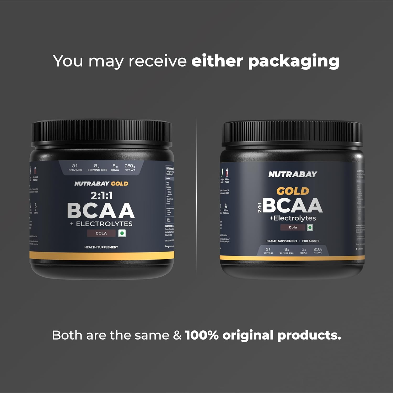 Nutrabay Gold BCAA 2:1:1 with Electrolytes - Cola | Grocsy