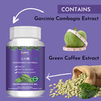 Vokin Biotech Slimo Advanced Weight Loss Formula with Green Coffee Extract 100mg and Garcinia Cambogia Extract 500mg Fat Burner for Men and Women | Grocsy