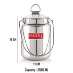 HAZEL Stainless Steel Plain Barani, 1 LTR | Grocsy
