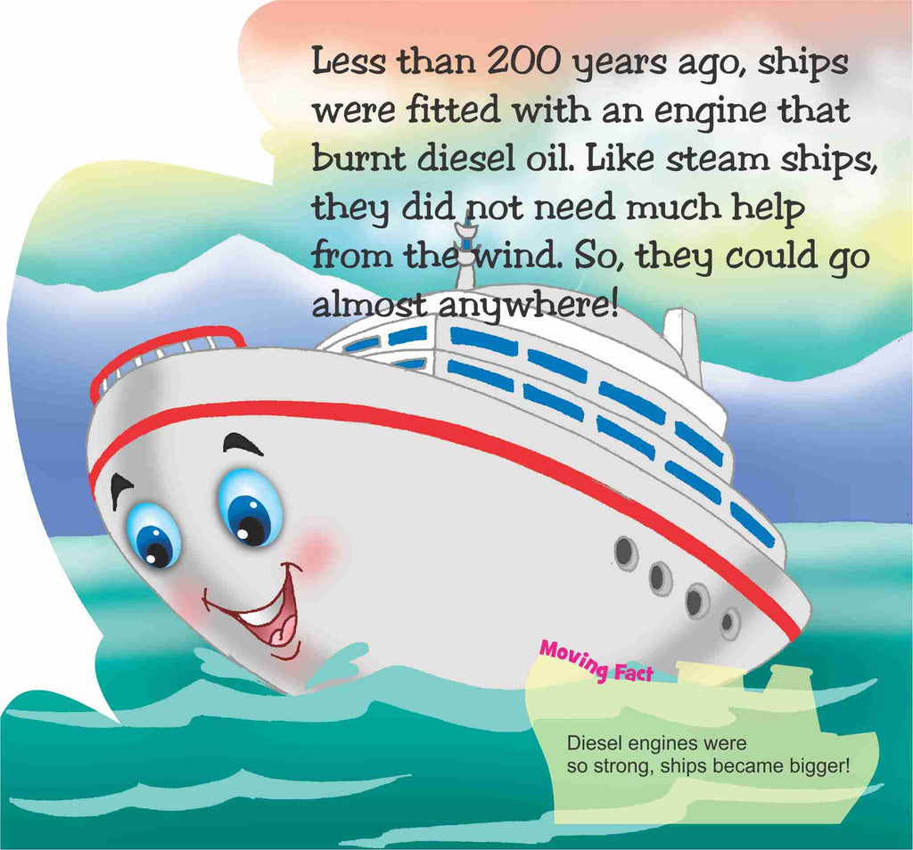 Flying Colours Cut Out Board Book - Ship | Grocsy