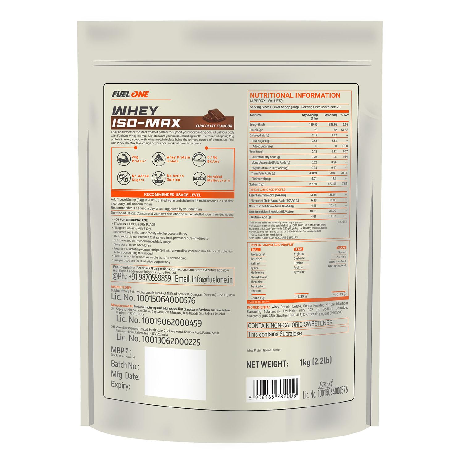 Fuel One Whey Iso | Grocsy