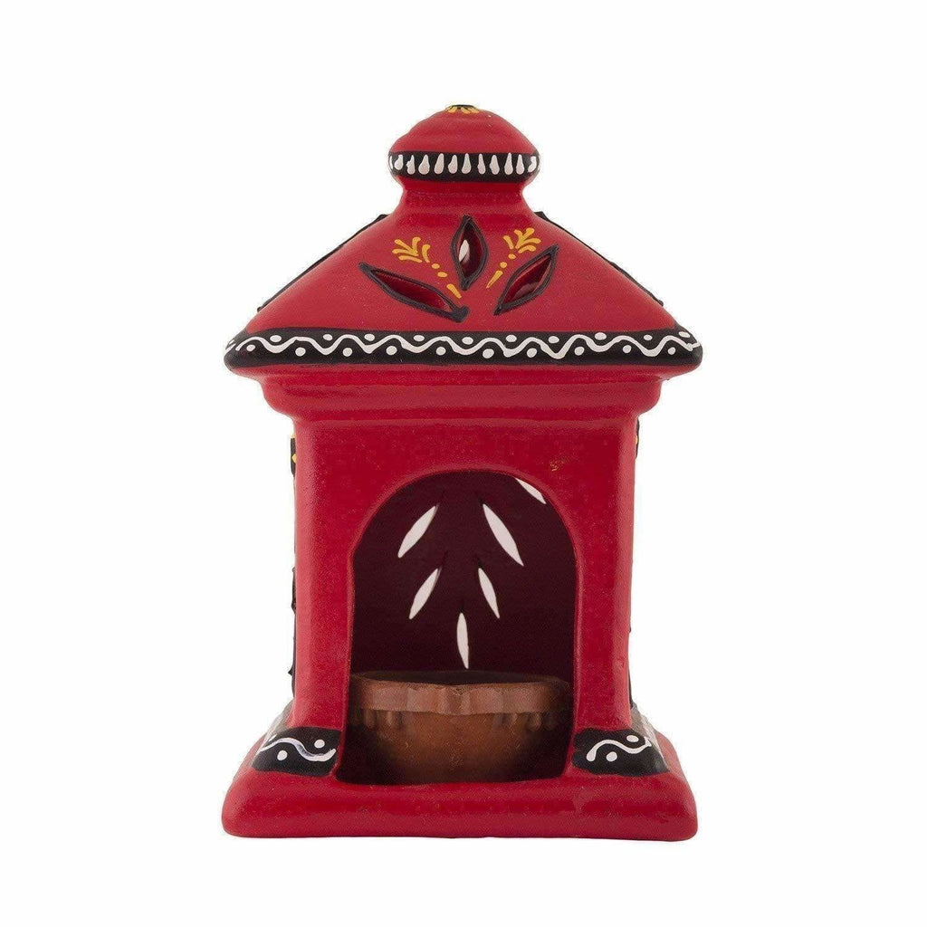 Handmade Hut Lamp / Terracotta / Diwali Diya/ Tealight / Oil Lamp | Grocsy