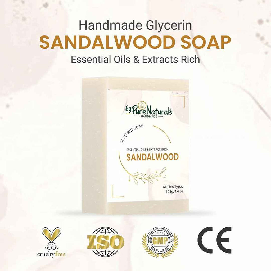 byPureNaturals Sandalwood Soap | Grocsy