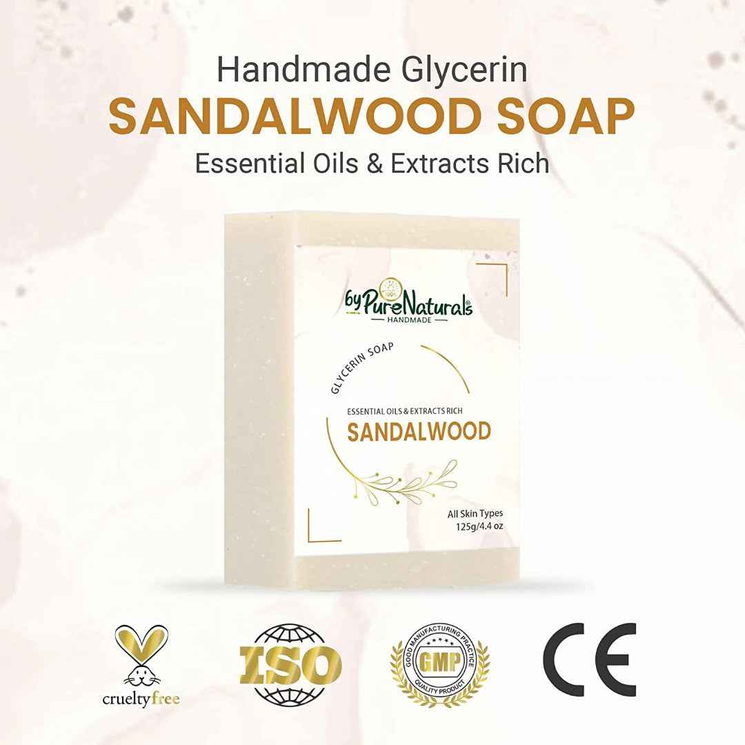 byPureNaturals Sandalwood Soap | Grocsy