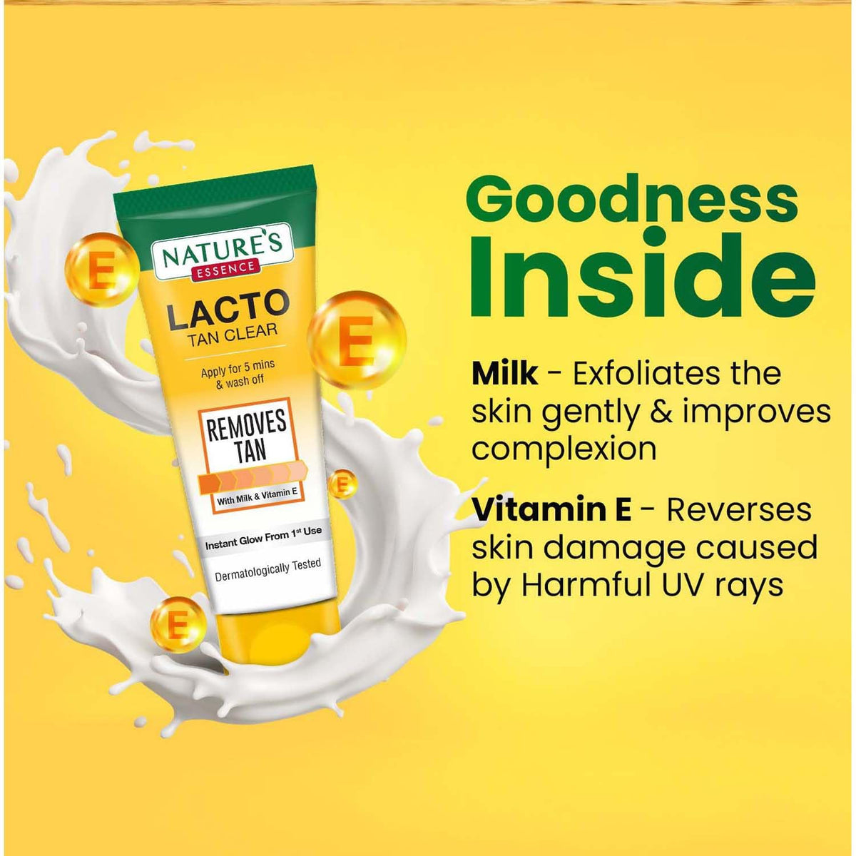 Nature's Essence Daily De-Tan Lacto Tan Clear | Grocsy