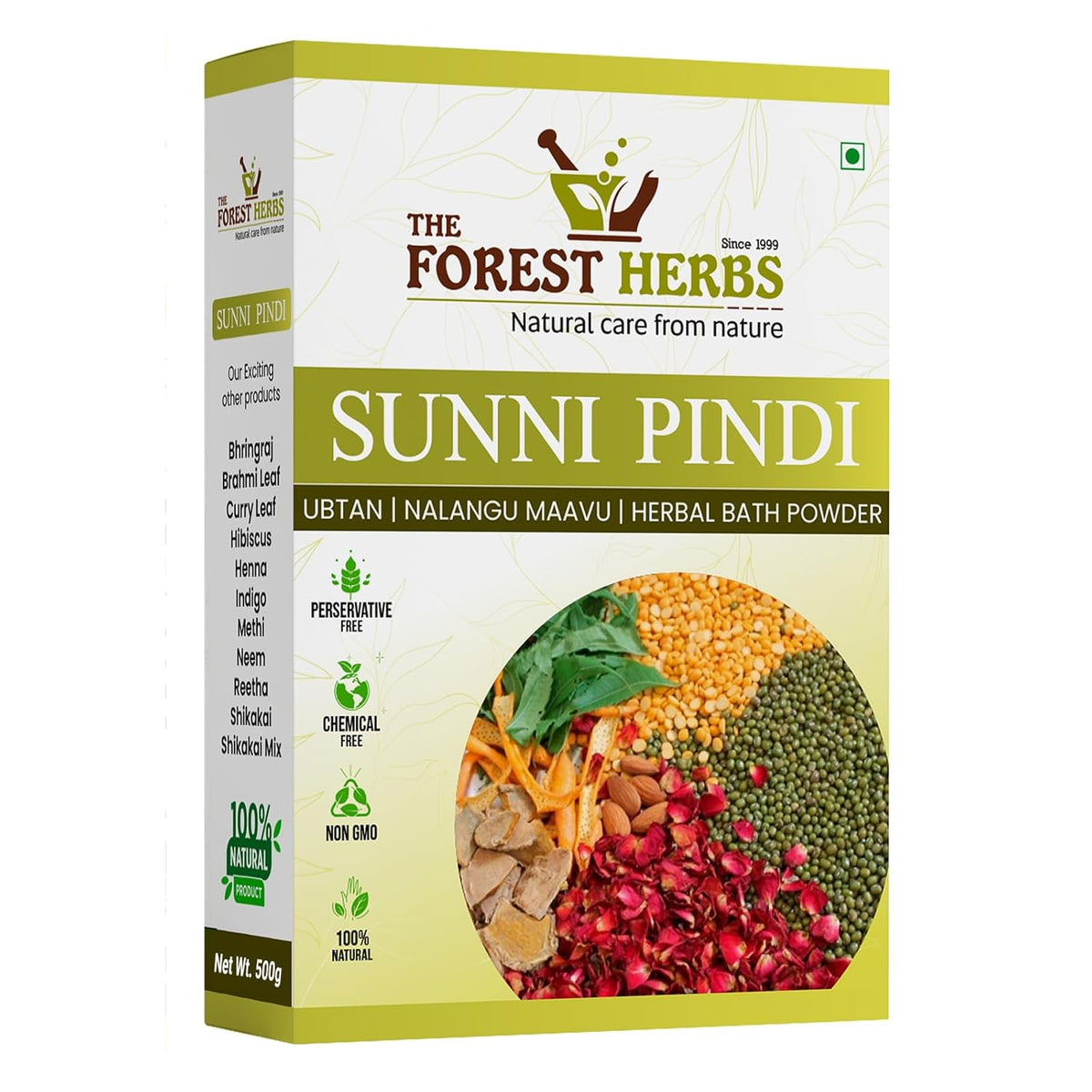 Forest Herbs Sunni Pindi Bath Powder | Grocsy