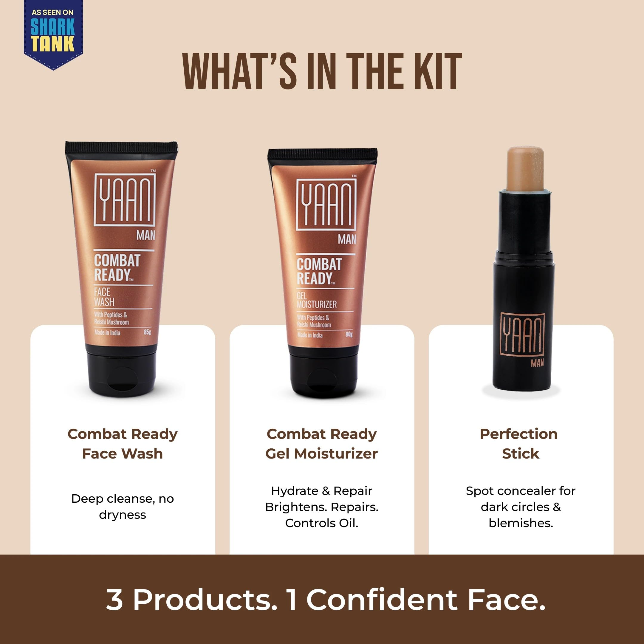 Yaan Man Combat Ready Pack (Light Shade) | Grocsy