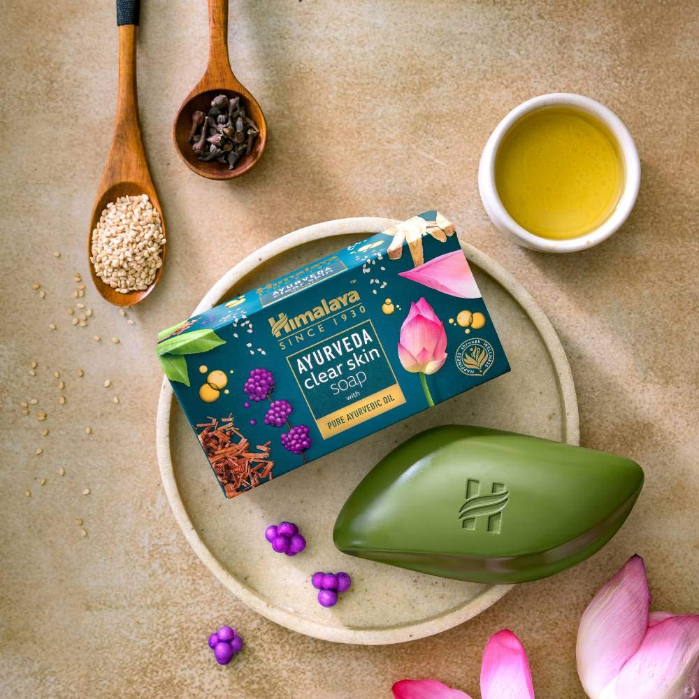 Himalaya Ayurveda Clear Skin Soap | Grocsy