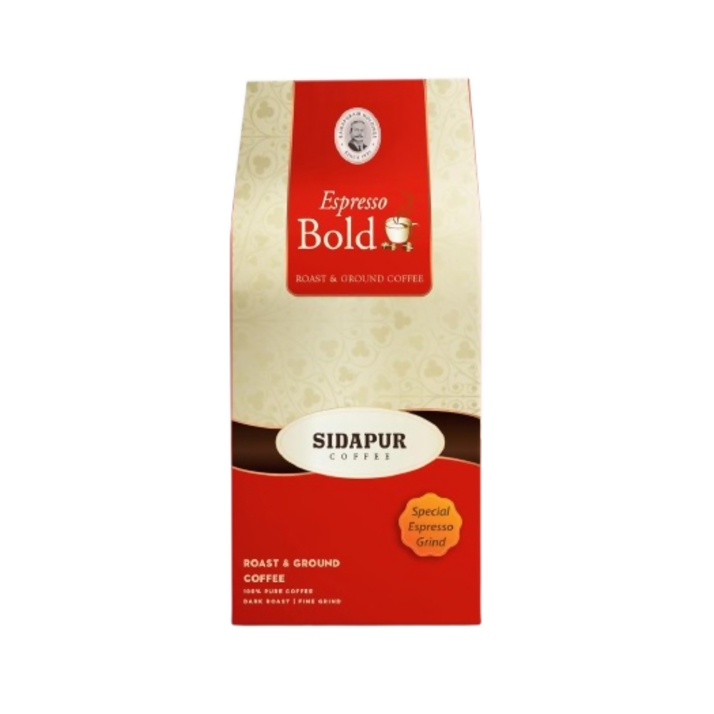 Sidapur Espresso Bold Ground Roasted & Fine Ground | Grocsy