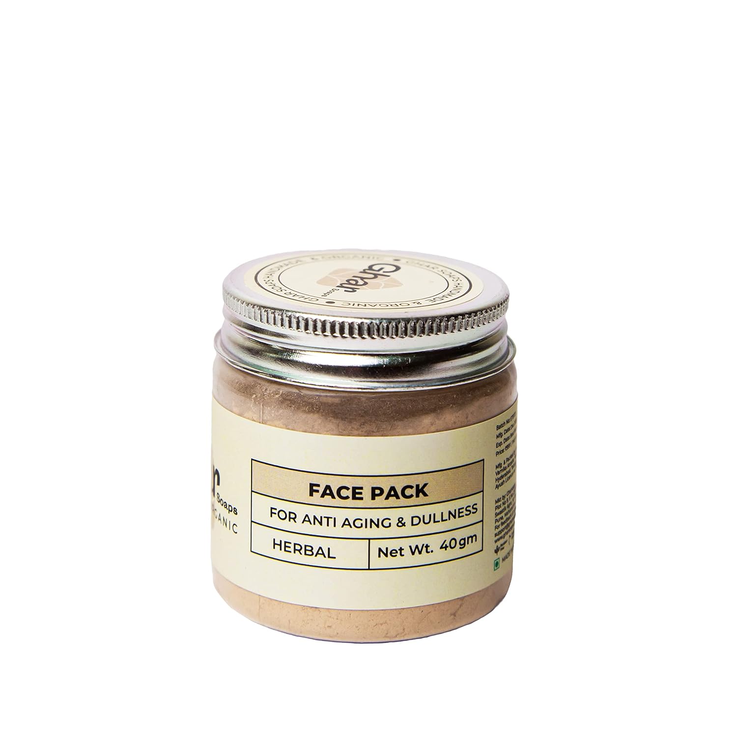 Ghar Soaps Ayurvedic Face Pack | Grocsy