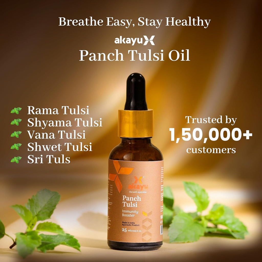 Ashpveda Panch Tulsi Oil | Grocsy