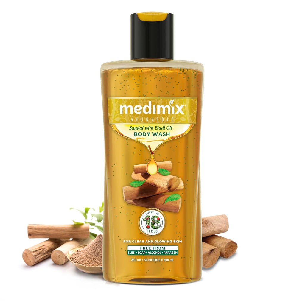 Medimix Ayurvedic Sandal Body Wash With Eladi Oil | Grocsy
