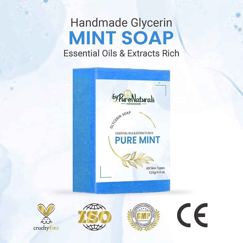byPureNaturals Mint Soap | Grocsy
