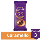 Cadbury Dairy Milk Silk Caramello Mocha, 136g (Pack of 3) | Grocsy