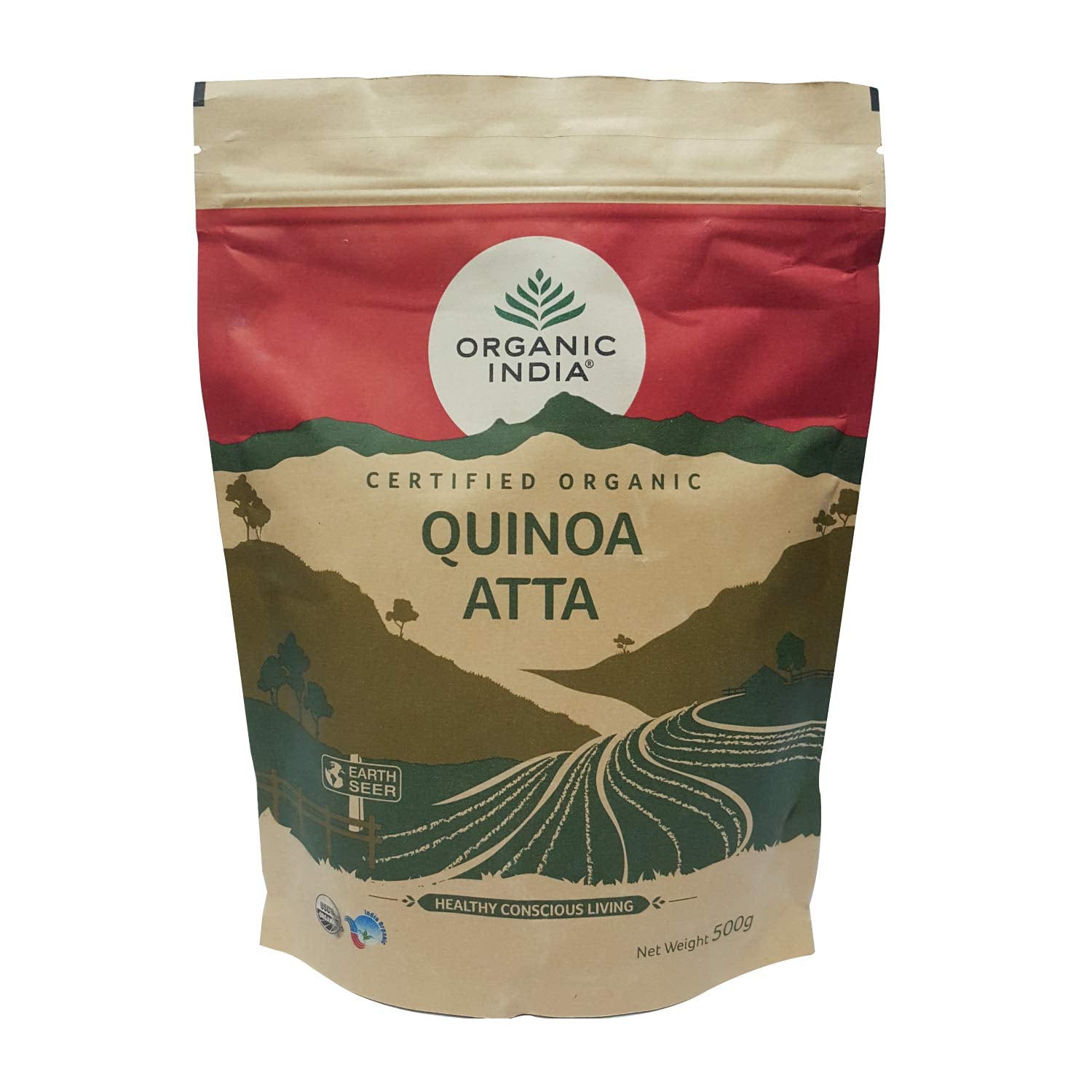 Organic India Quinoa Atta | Grocsy