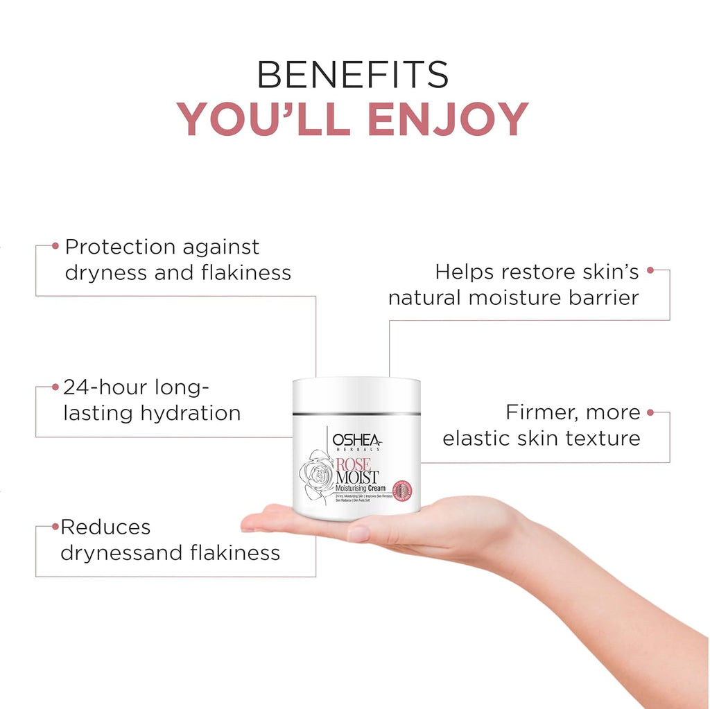 Oshea Herbals Rose Moist Winter Care Cream | Grocsy