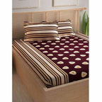 Buy Cotton Double Bedsheet with Pillow Covers | Grocsy