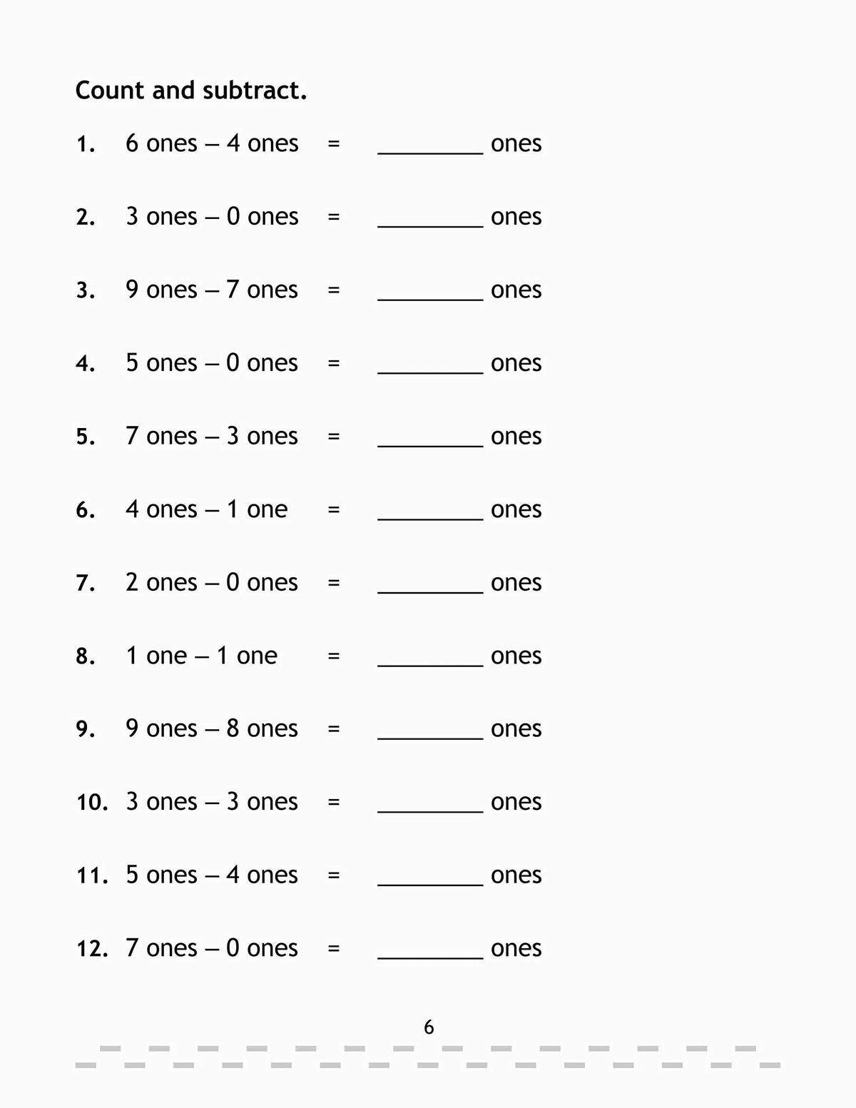My Book Of Subtraction. | Grocsy