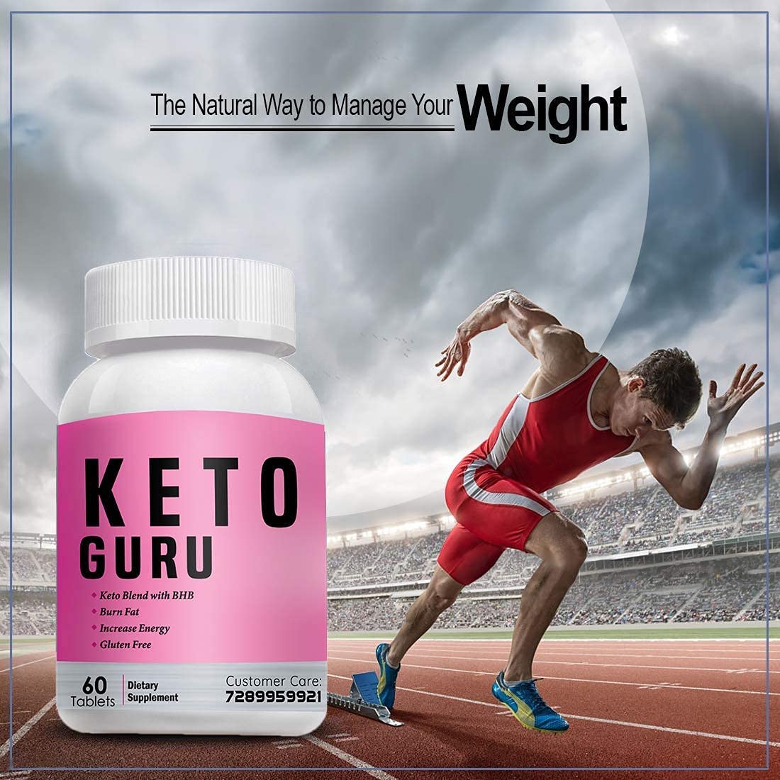 Vokin Biotech Keto Guru Tablets for weight loss | Fat Burner Supplement | Grocsy