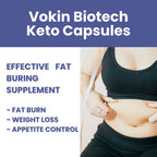 Vokin Biotech Keto Advaced Weight Loss Formula with Green Tea Extract Garcinia Combogia Capsules For Men and Women | Grocsy