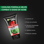 Garnier Men Acno Fight 6-in-1 Anti-Pimple Face wash | Grocsy