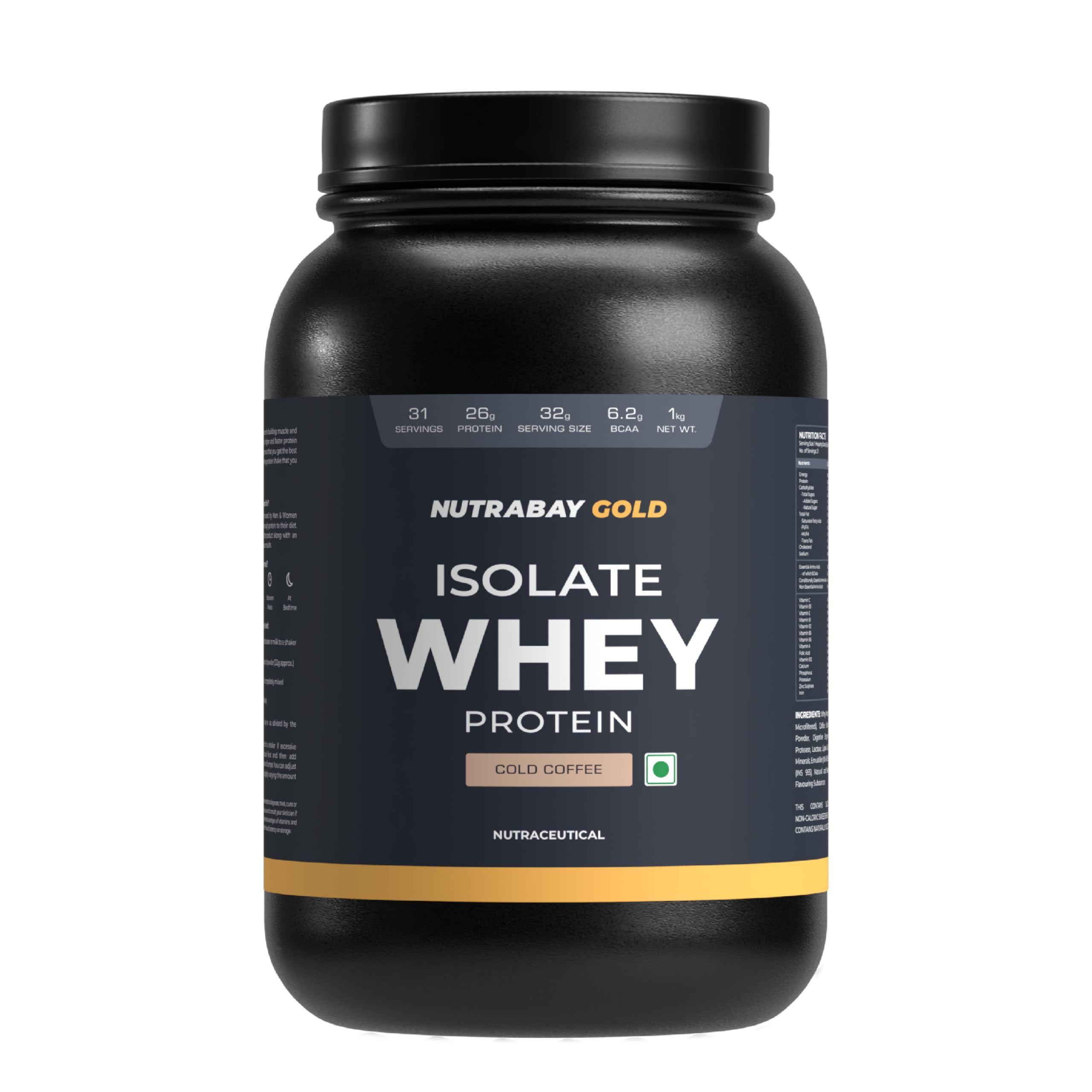 Nutrabay Gold Isolate  Whey Protein Powder | Grocsy