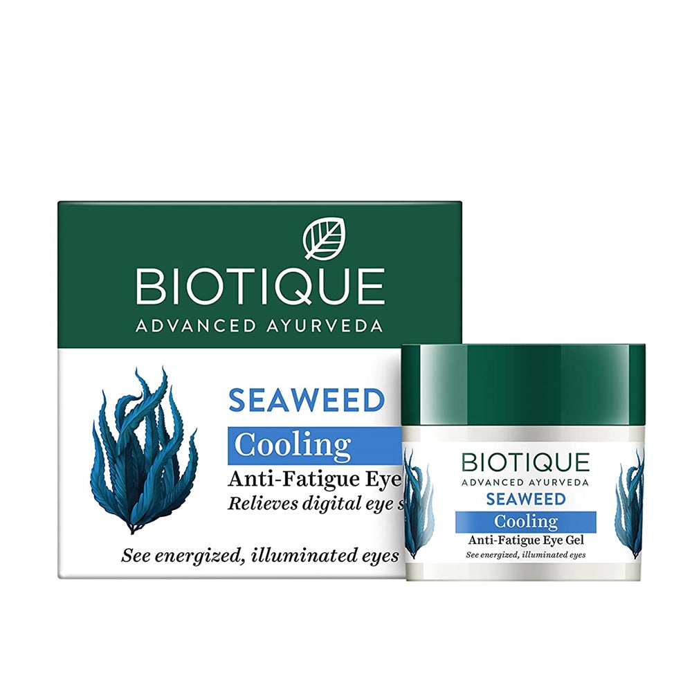 Biotique Advanced Ayurveda Bio SeaWeed Revitalizing Anti Fatigue Eye Gel | Grocsy