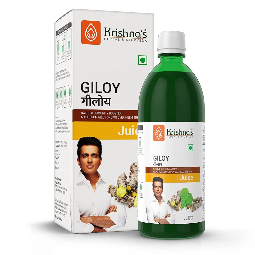 Krishna's Herbal & Ayurveda Giloy Juice / Geloy Swaras Immunity Booster | Grocsy