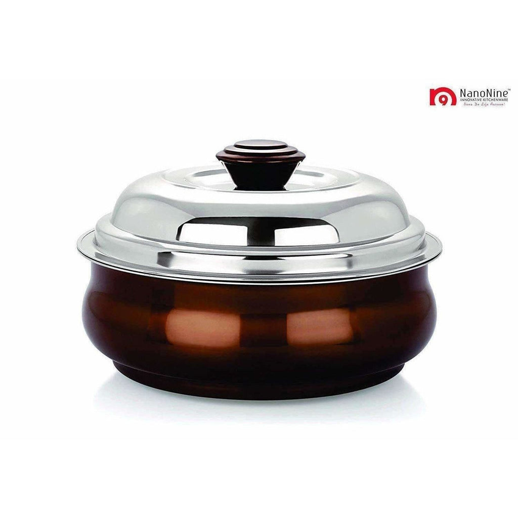 Stainless Steel Serving Pot - 1 Litre | Grocsy