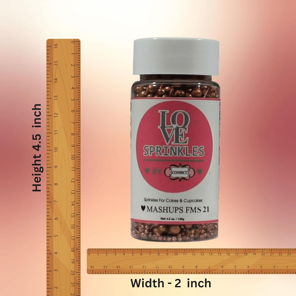 Confect Copper | Sprinkles Bottle for Decoration Bottle | Grocsy